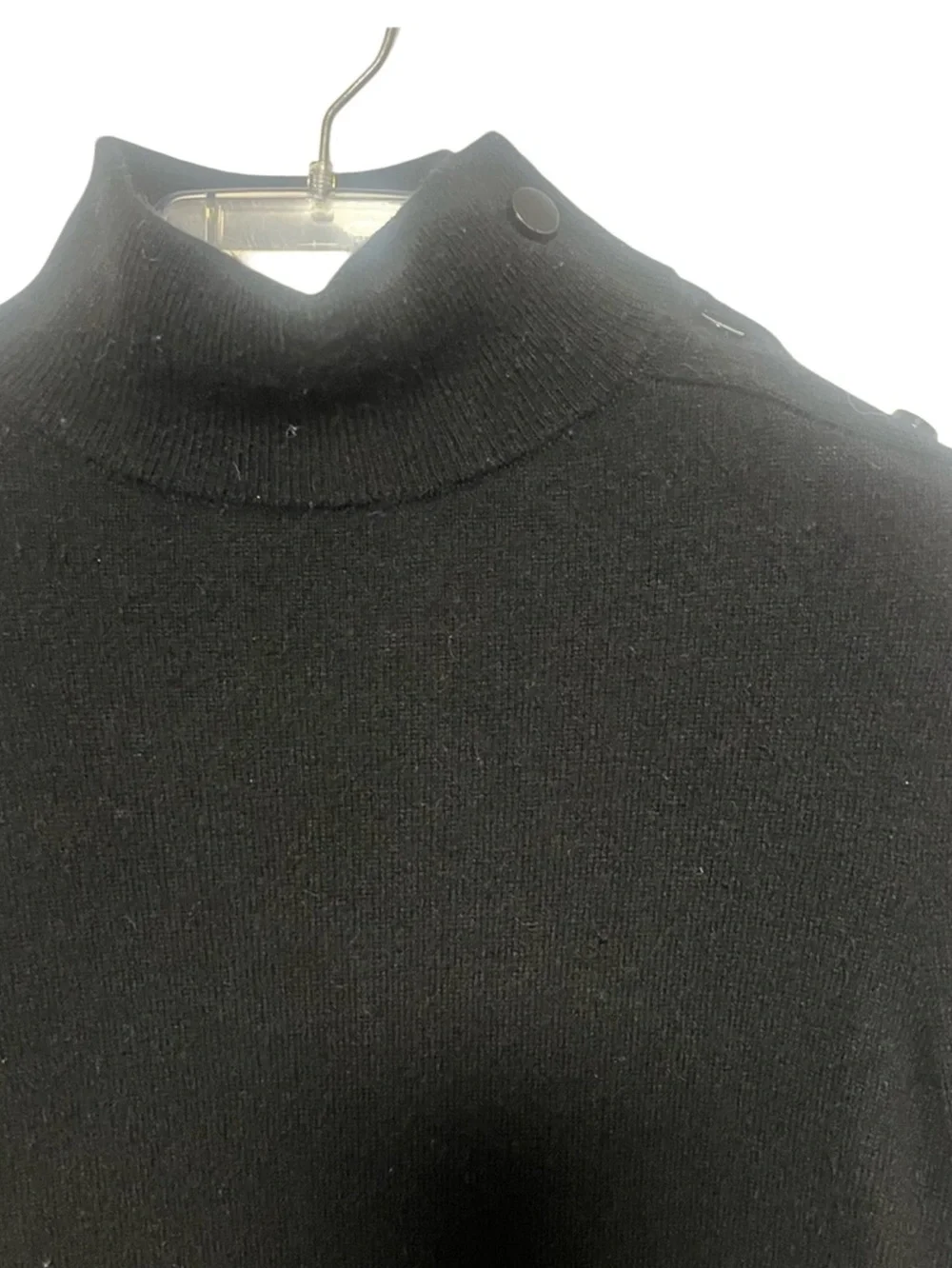 KATE SPADE Black Turtleneck Sweater with Polka Dot